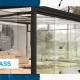 Glass terrace enclosures price per m2