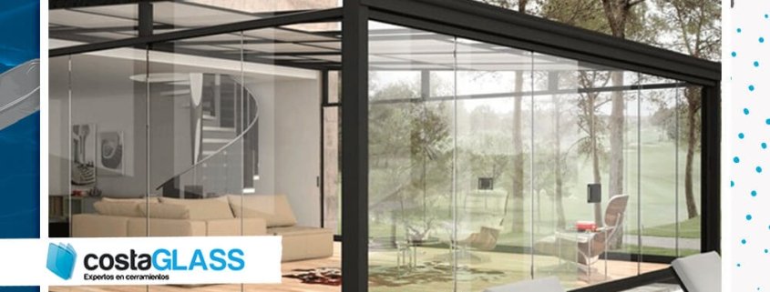 Glass terrace enclosures price per m2