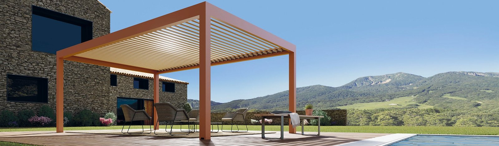 Retractable Bioclimatic Pergola