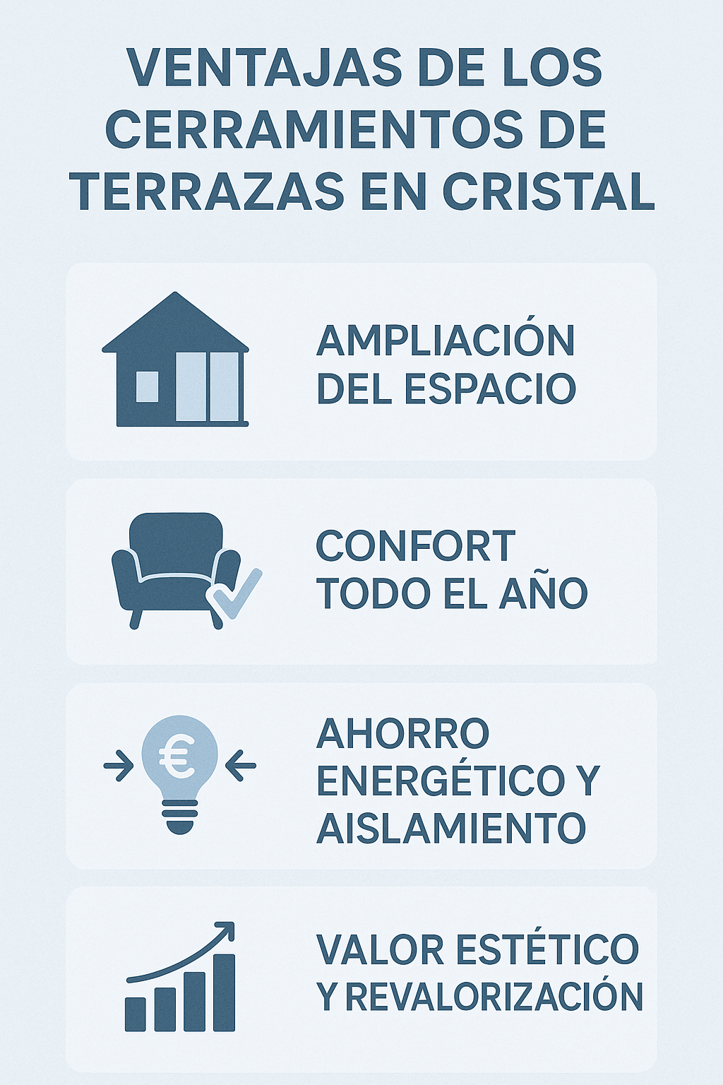 ventajas de los cerramientos de terrazas en cristal
