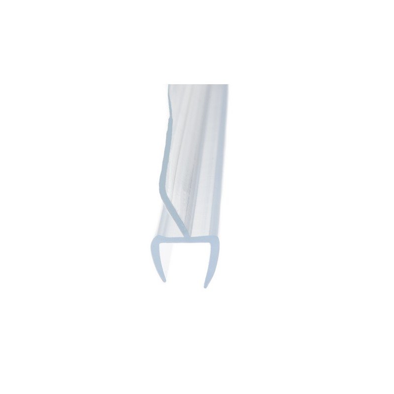 junta flexible simple Lateral contra pared para cristal de 10mm